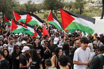 پرتگال کے عوام کا غزہ کی حمایت میں احتجاجی مظاہرہ+ ویڈیو