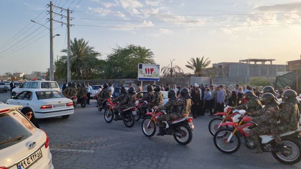 پیکر مطهر شهید «مرتضی غلامی» در گناوه استقبال شد