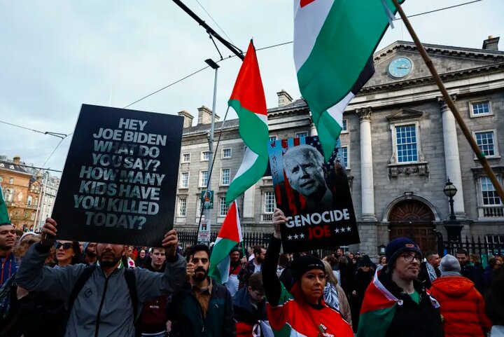 Students in Ireland join Gaza protest wave