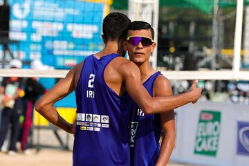 المنتخب الإيراني لكرة الطائرة الشاطئية تحت سن ال19 يفوز ببطولة آسيا