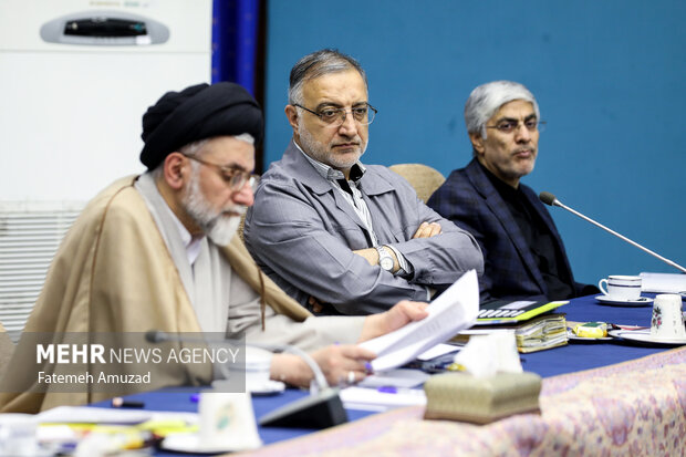 علیرضا زاکانی شهردار تهران در جلسه شورای اجتماعی کشور