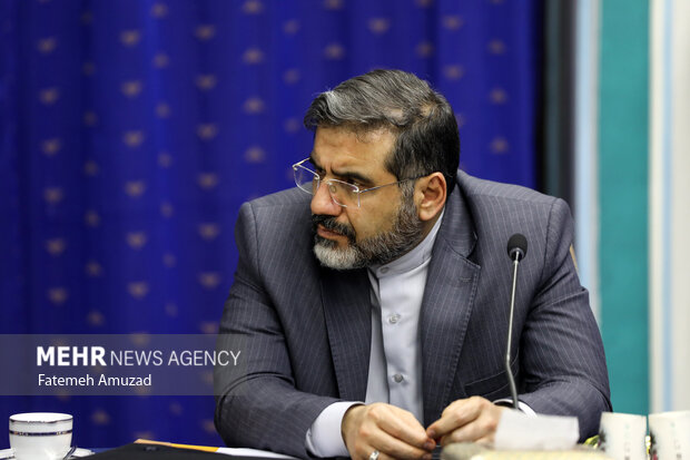 محمدمهدی اسماعیلی وزیر فرهنگ و ارشاد اسلامی در جلسه شورای اجتماعی کشور