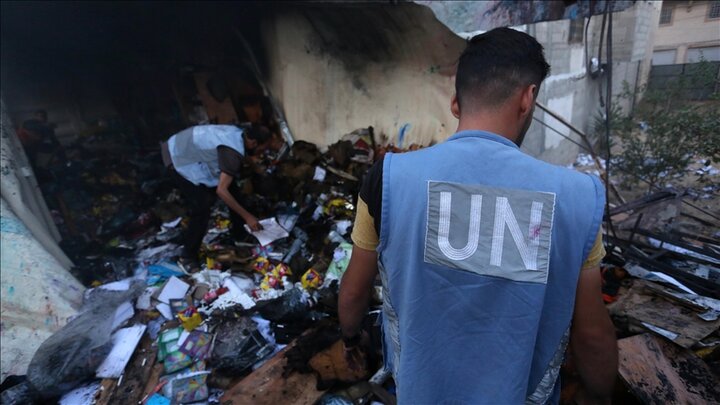 Israel bombs UNRWA building in Gaza Strip