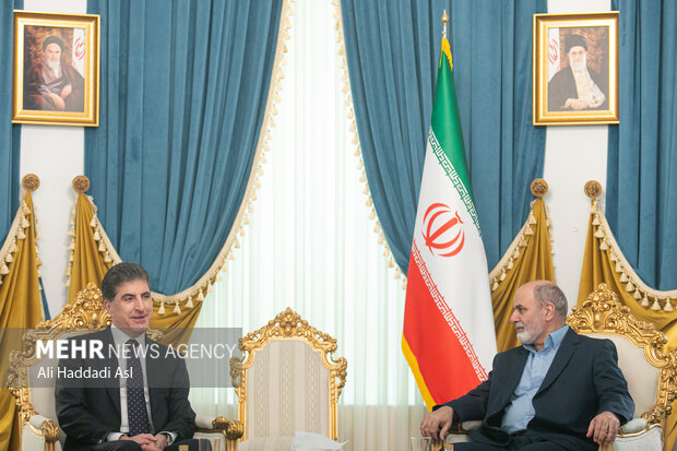 دیدار رئیس اقلیم کردستان عراق با دبیر شورای عالی امنیت ملی