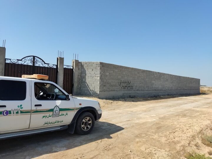 صدوراخطار توقف عملیات برای ۱۰ مورد ساخت و ساز غیر مجاز در تنگستان