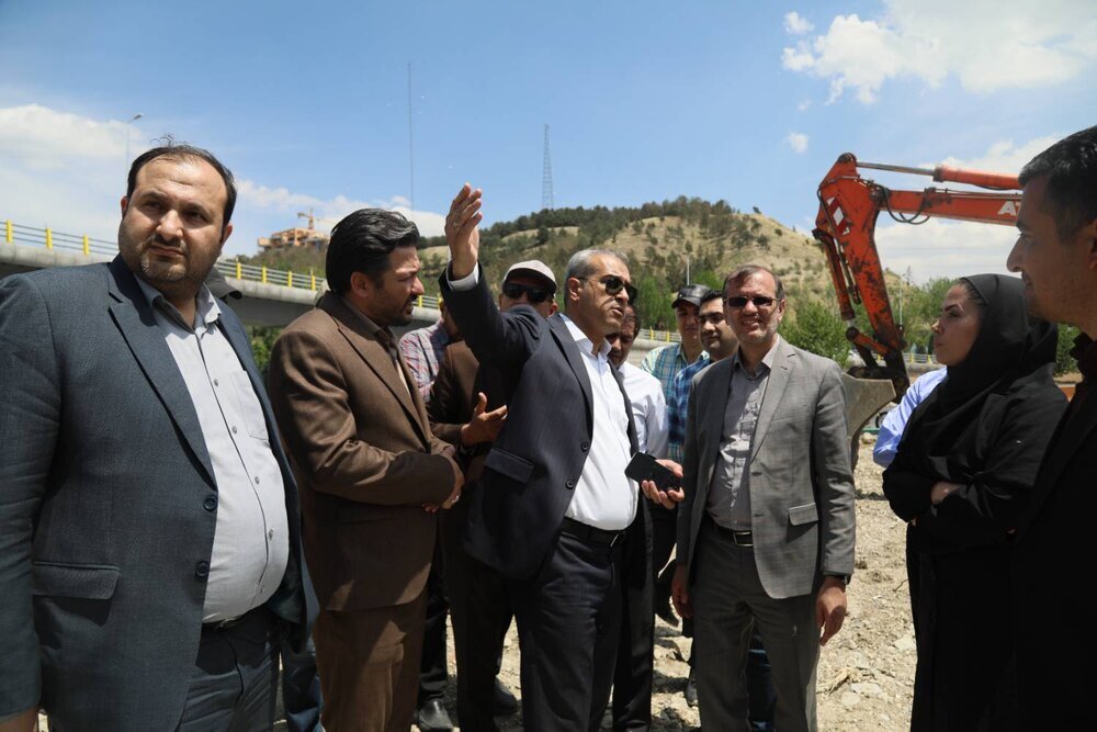 دسترسی بزرگراه همت غرب از بزرگراه چمران شمال