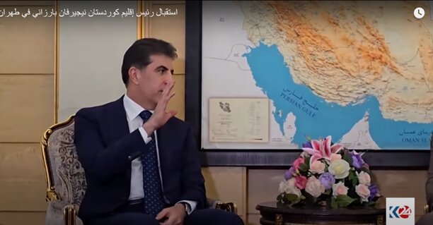 بارزانی کا دورہ ایران، عرب میڈیا کی توجہ کا مرکز بن گیا