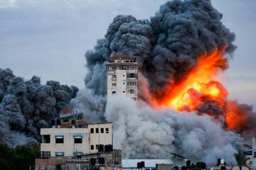 رفح: فلسطینی پناہ گزینوں کی آخری پناہ گاہ پر بھی اسرائیلی طیاروں نے آگ برسائی +تصویر