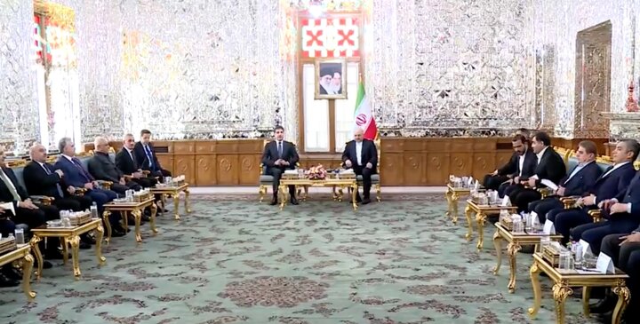 İran Meclis Başkanı, Barzani ile görüştü