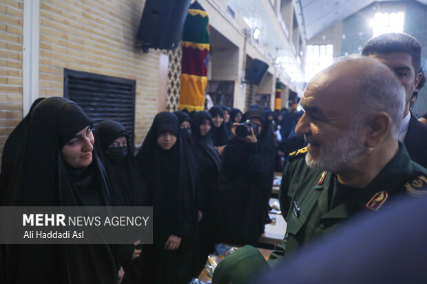 مراسم چهلمین روز شهادت مستشاران نظامی ایران در سوریه