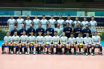 Iran's junior volleyball team