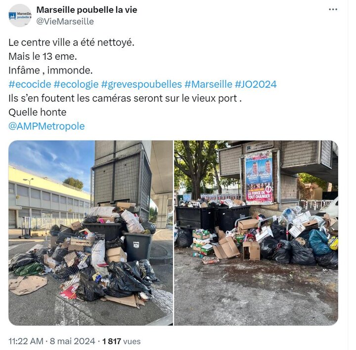 معضل فرانسه برای المپیک/ انباشت زباله و انبوه بیخانمانها + فیلم