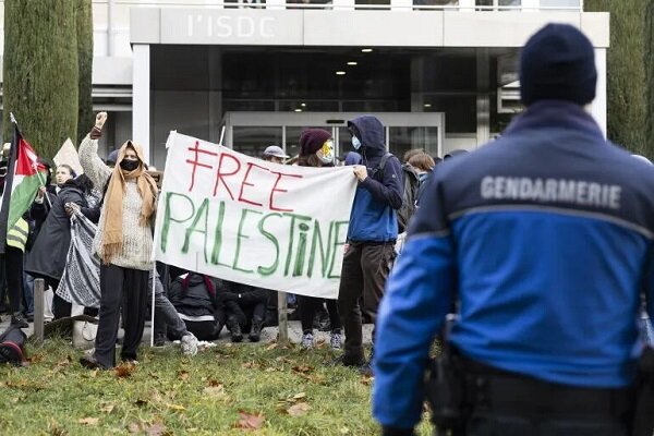 بیلجئم، فلسطین کے حق میں طلباء کا مظاہرہ، یونیورسٹی کا اسرائیل سے تعاون پر نظرثانی کا اعلان