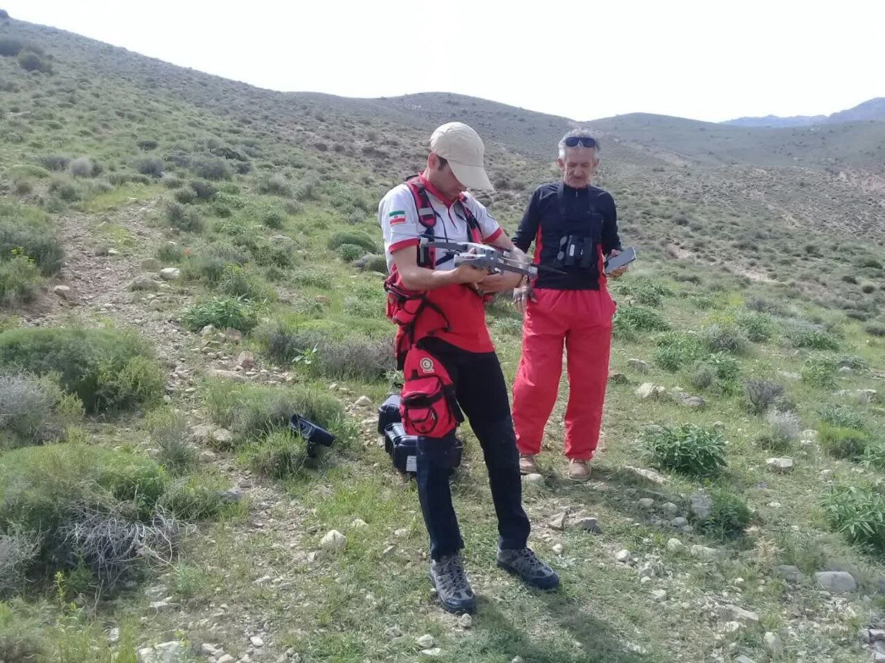 پیرمرد ۷۰ ساله در ارتفاعات روستای گرمک نجات پیدا کرد