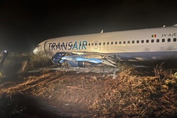بوئینگ ۷۳۷ در فرودگاه سنگال حادثه آفرید/ حال ۴ نفر وخیم است