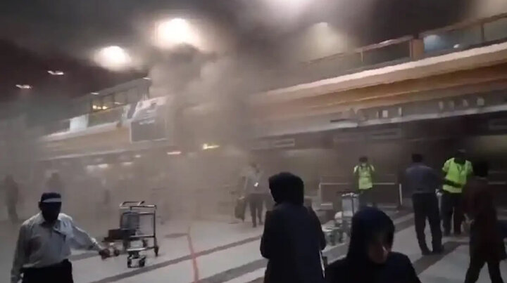 آتش‌سوزی در فرودگاه لاهور پاکستان/ پرواز حجاج به تعویق افتاد