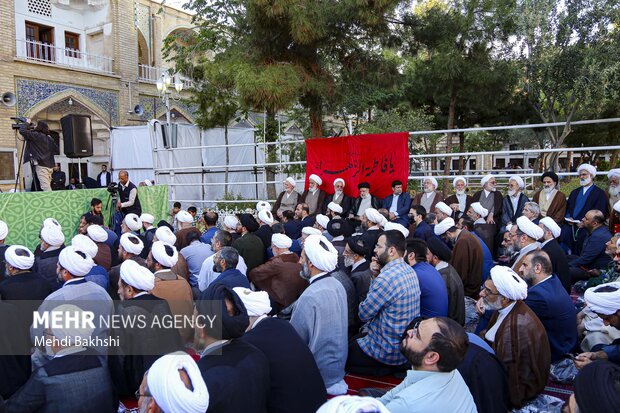 
Raeisi's meeting clergymen in holy city of Qom