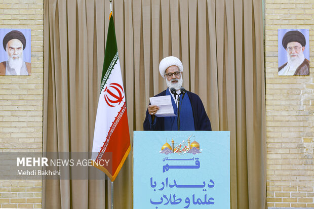 
Raeisi's meeting clergymen in holy city of Qom