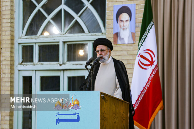 
Raeisi's meeting clergymen in holy city of Qom