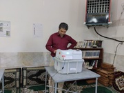 حضور مردم سوادکوه در اولین دقایق رای گیری