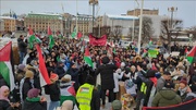 تظاهرات مردم سوئد در دفاع از غزه+ فیلم