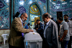 Parliamentary election runoff at Tehran Hosseinieh Ershad