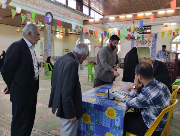 لحظه‌های پرشور انتخابات در مازندران