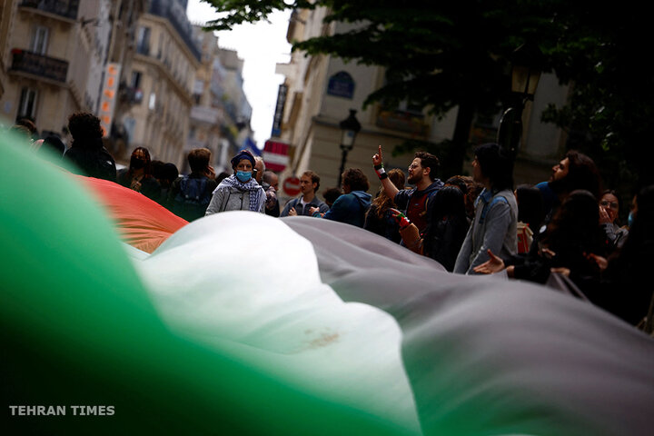 Student protesters disrupt Paris’s Sorbonne University over Gaza war