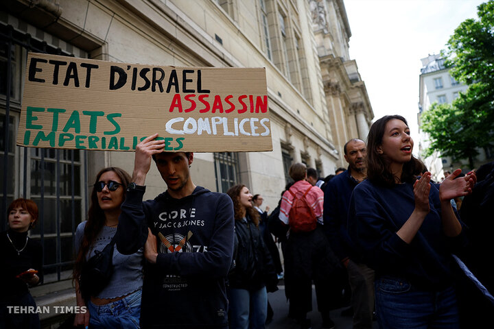 Student protesters disrupt Paris’s Sorbonne University over Gaza war