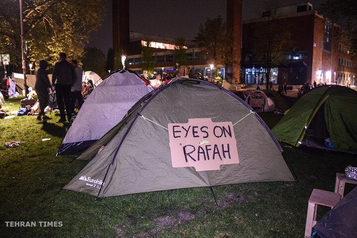 Belgian and Dutch students protest against Israel’s war on Gaza