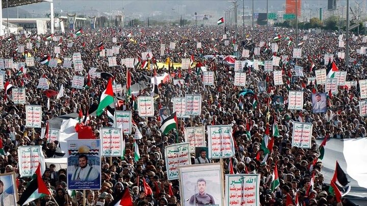 Yemen'de halk Gazze için sokağa indi Yemen'de halk Gazze için sokağa indi