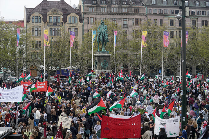 Thousands march in Sweden’s Malmo against Israel’s Eurovision participation