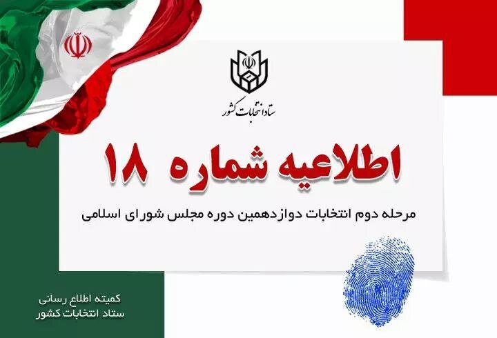 اخذ رای تا ساعت ۲۲ ادامه دارد