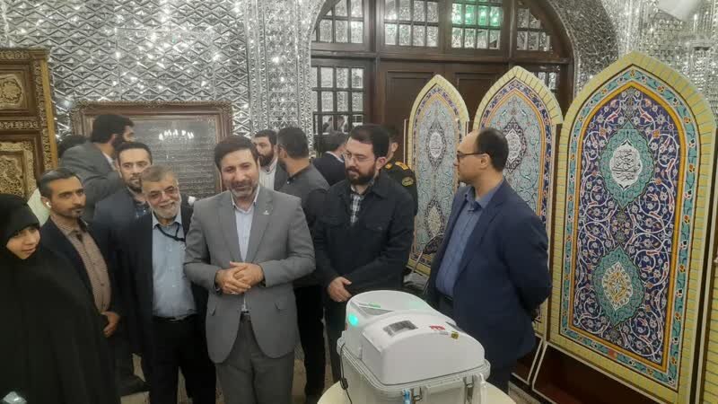 سخنگوی شورای نگهبان در شعبه اخذ رأی امامزاده صالح حضور یافت