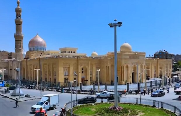 بازگشایی مسجد حضرت زینب (س) در قاهره با حضور رئیسجمهور مصر  عکس