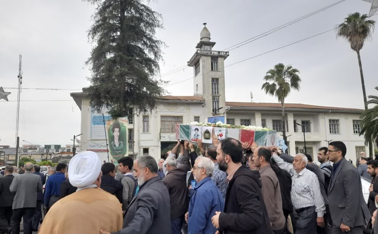 پیکر شهید «حجت کاروان واجاری» در زادگاهش آرام گرفت