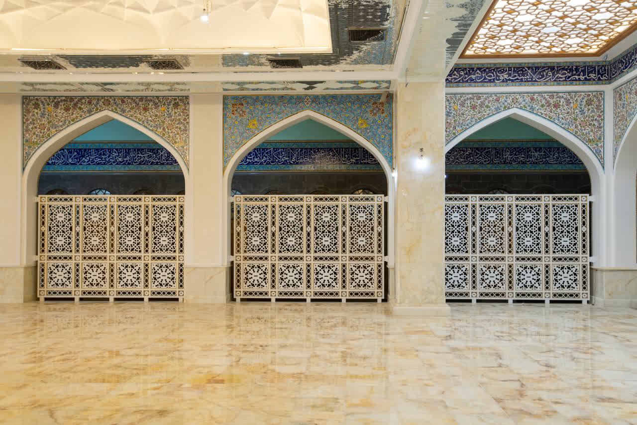 اتمام عملیات اجرایی شبستان حرم حضرت زینب(س) با همت ایرانیان