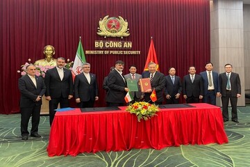 Iran, Vietnam ink MoU on Law Enforcement cooperation