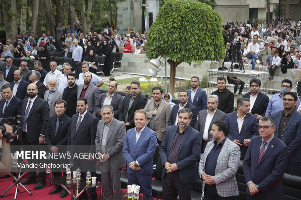 Commemorating Ferdowsi at his tomb
