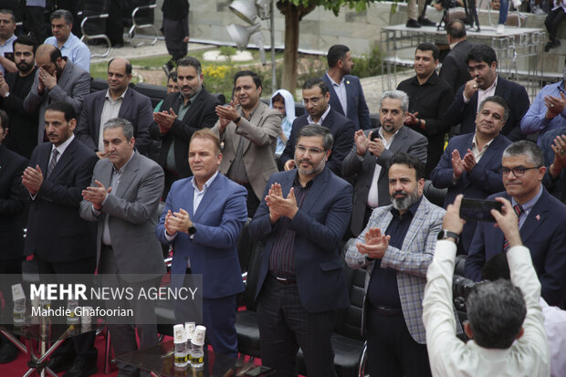 Commemorating Ferdowsi at his tomb
