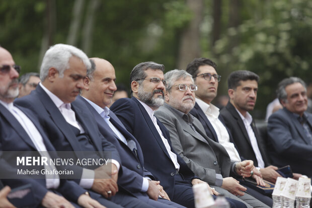 Commemorating Ferdowsi at his tomb
