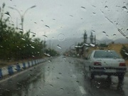 بارش باران در شهر تبریز