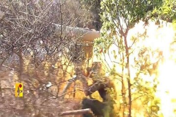 تجهیزات جاسوسی دشمن صهیونیست در الرادار در هم کوبیده شد/ اذعان اشغالگران به حمله سنگین به میرون+فیلم