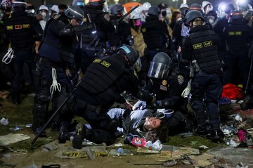 Student protests  in US