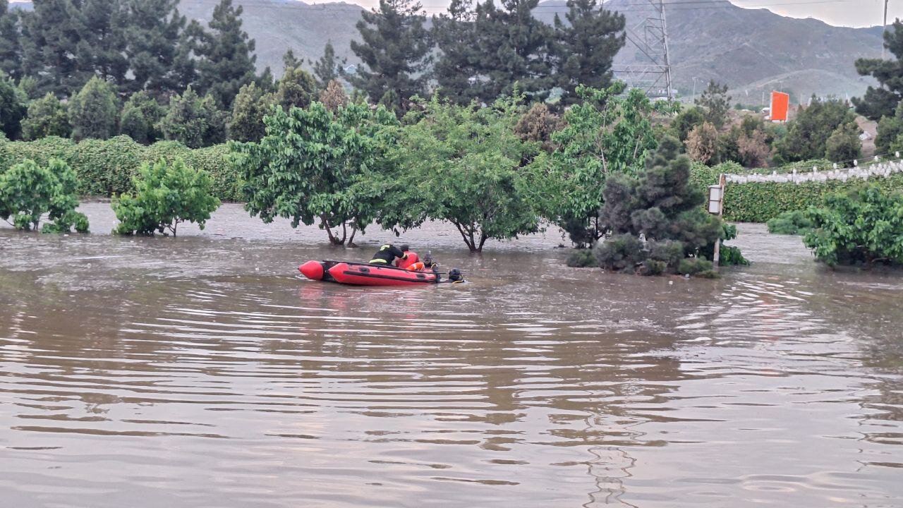 سیلاب شدید در مشهد