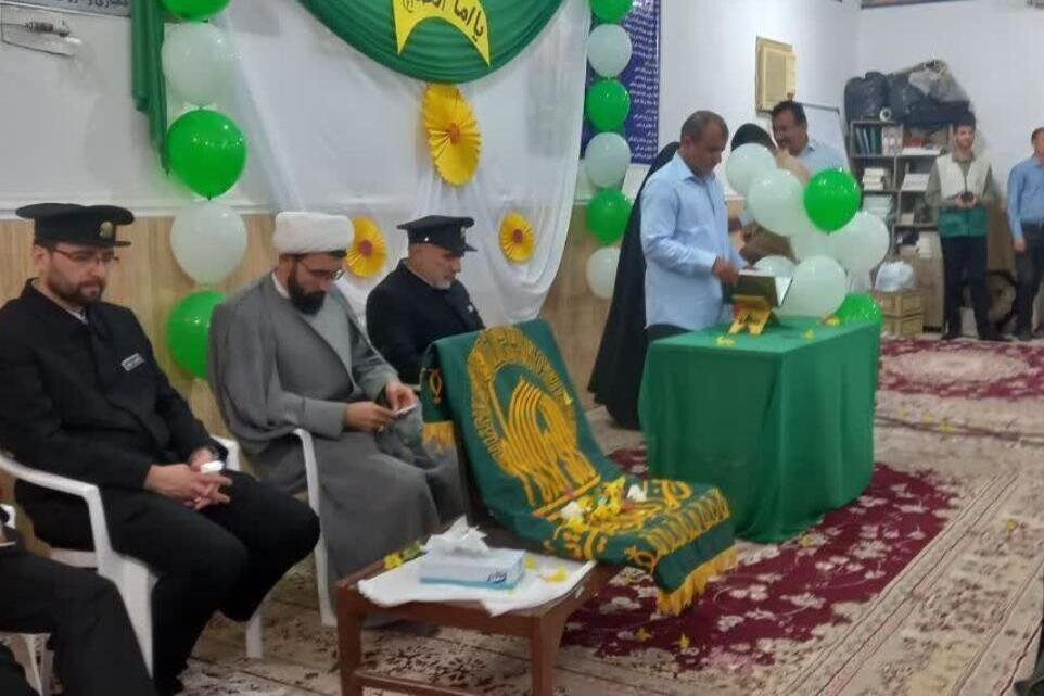 خدام حرم مطهر رضوی در بخش شبانکاره استقبال شدند