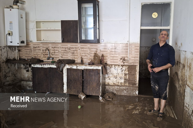 Basij forces assist flood-hit areas in Mashhad