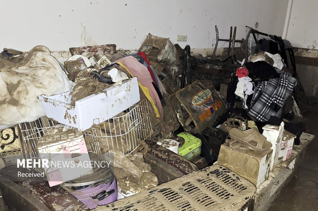 Basij forces assist flood-hit areas in Mashhad