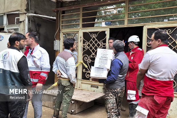 Basij forces assist flood-hit areas in Mashhad