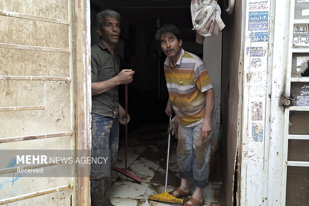 Basij forces assist flood-hit areas in Mashhad